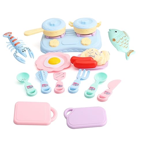 HONMEET 20 Teiliges Mini Küchen Spielzeugset Für Simulation Geschirr Und Utensilien Für Fantasievolles Kochen Perfektes Lernspielzeug Für Kleine Köche Und Küchenliebhaber von HONMEET