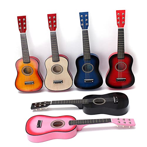 HONMEET 23 Holzgitarre Gitarrenspielzeug Für Kinder Gitarre Für Kinder Musikinstrumente, Spielzeug Kinder-Ukulele-Spielzeug Ukulele Für Kinder Kinderinstrumente Kinder Gitarre Bambus von HONMEET