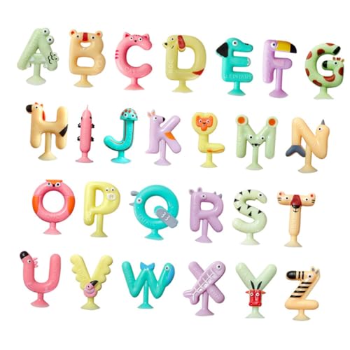 HONMEET 26 Stück Teiliges Alphabet Tierformen Lernspielzeug für Badewannenspielzeug Hand Auge koordination und Kognitiven Fähigkeiten Eltern Junge Mädchen HONMEET 26 Stück Teiliges Alphabet Tierformen Lernspielzeug für Badewannenspielzeug Hand Auge koordination und Kognitiven Fähigkeiten Eltern Junge Mädchen von HONMEET
