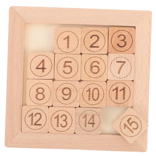 HONMEET 2St Digitale Huarong-Straße schiebepuzzle Kinder Puzzle Logic Games Fun Toy Puzzle-Spielzeug Zahlenlabyrinth-Rätsel frühpädagogisches Spielzeug Mathespielzeug aus Holz hölzern von HONMEET