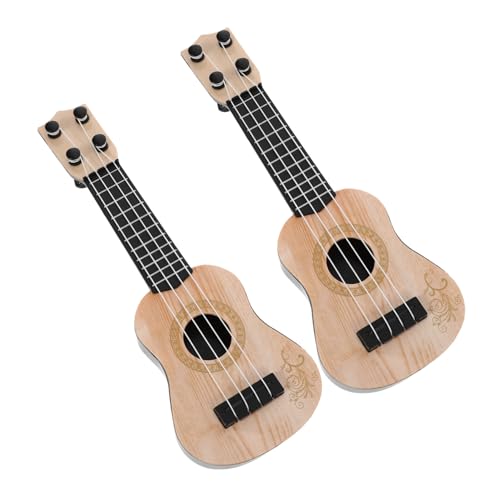 HONMEET 2St Mini-Ukulele Kinderinstrumente Ukulelen für Kinder musikinstrumente für Kinder Music Instruments for Jungs-Spielzeug Spielzeuge Gitarre für Kinder Ukulele-Modelle Plastik von HONMEET