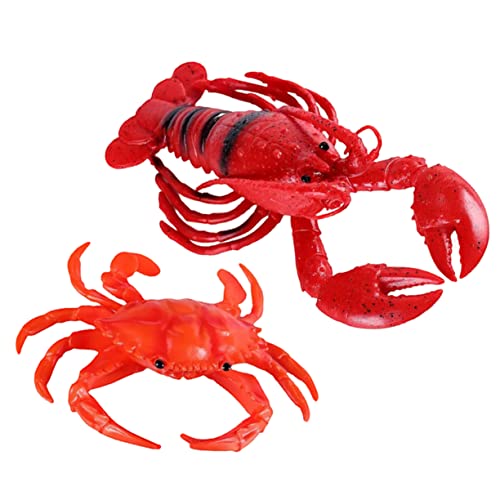 HONMEET 2pcs Crab Hummer -geformtes Spielzeug Schöne Squeeze Spielzeugparty Entspannende Spielzeug Für Kinder Für Kinder von HONMEET