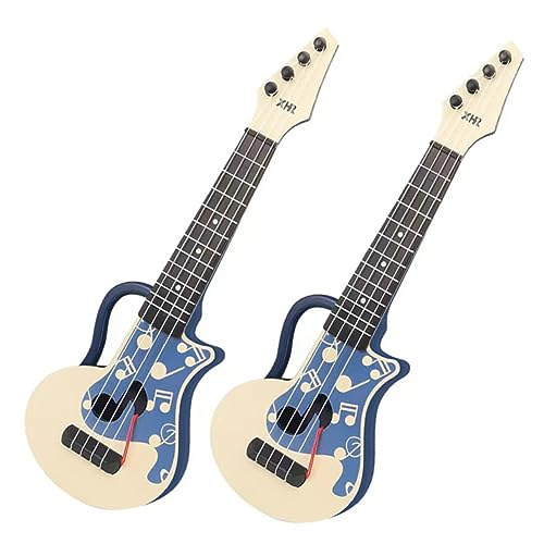 HONMEET 2st Kinder Gitarre Pädagogische Ukulele Für Kinder Musikinstrumente Für Babys Ukulele- Für Kinder Kindergitarre Gitarre Für Kleinkinder Kinder Üben Ukulele Blue Nylon von HONMEET