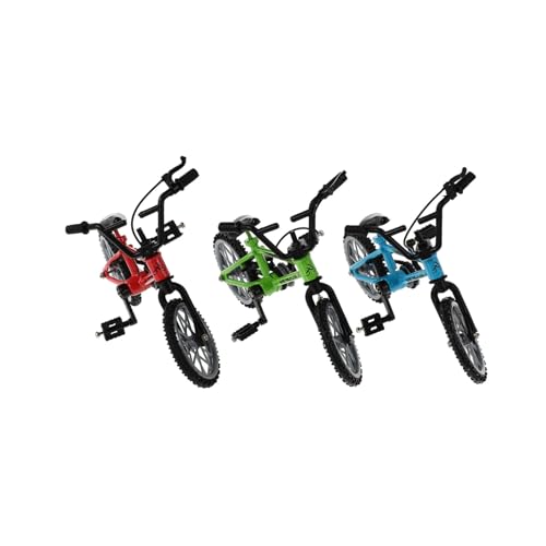 HONMEET 3 Sätze Mini Finger Bike Modell aus Kindersicheres für Jungen und Mädchen Fördert Fingerfertigkeit und Fantasie Vielseitiges Lern Dekorationsspielzeug HONMEET 3 Sätze Mini Finger Bike Modell aus Kindersicheres für Jungen und Mädchen Fördert Fingerfertigkeit und Fantasie Vielseitiges Lern Dekorationsspielzeug von HONMEET