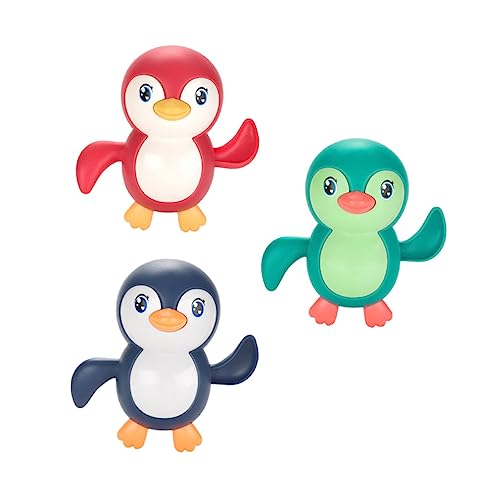 HONMEET 3 Stück Teiliges Badespielzeug mit Aufziehbaren Pinguinen Schwimmende Badewannenspielzeuge für Kleinkinder Sichere Wasser spielzeuge für Junge Mädchen Buntes Badspaß Jungen und HONMEET 3 Stück Teiliges Badespielzeug mit Aufziehbaren Pinguinen Schwimmende Badewannenspielzeuge für Kleinkinder Sichere Wasser spielzeuge für Junge Mädchen Buntes Badspaß Jungen und von HONMEET