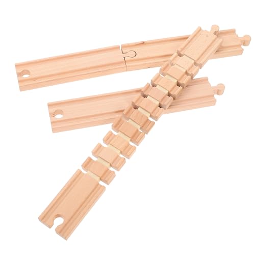 HONMEET 3 Stück Teiliges Holz Eisenbahn gleiserweiterungsset für Kreative Gleisgestaltung Hand Auge koordination Fördernd für Jungen und Mädchen Ab Jahren HONMEET 3 Stück Teiliges Holz Eisenbahn gleiserweiterungsset für Kreative Gleisgestaltung Hand Auge koordination Fördernd für Jungen und Mädchen Ab Jahren von HONMEET