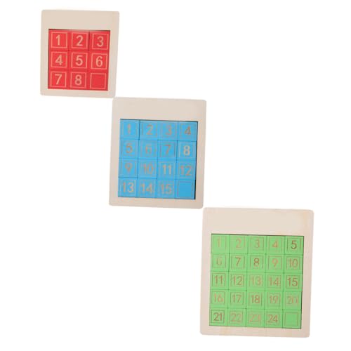 HONMEET 3 Stück Teiliges Holz Schiebepuzzle mit Zahlen für Montessori Lernspielzeug Zahlenverständnis Motorischen Fähigkeiten und Eltern Junge Mädchen Interaktion Langlebig und Stabil HONMEET 3 Stück Teiliges Holz Schiebepuzzle mit Zahlen für Montessori Lernspielzeug Zahlenverständnis Motorischen Fähigkeiten und Eltern Junge Mädchen Interaktion Langlebig und Stabil von HONMEET