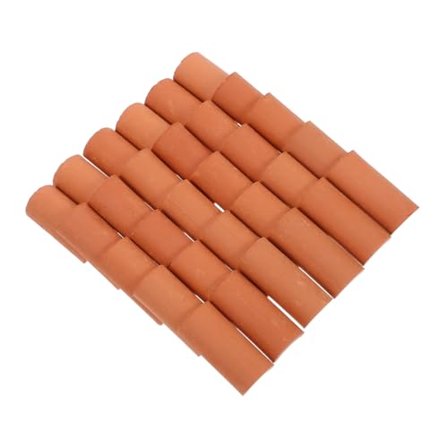 HONMEET 30 Stück Teiliges Miniatur Dachziegel aus Sicheren Materialien Realistische Ziegelsteine für DIY Puppenhaus BAU Detailgetreue Miniatur Dachplatten für Bastelprojekte und Modellbau HONMEET 30 Stück Teiliges Miniatur Dachziegel aus Sicheren Materialien Realistische Ziegelsteine für DIY Puppenhaus BAU Detailgetreue Miniatur Dachplatten für Bastelprojekte und Modellbau von HONMEET