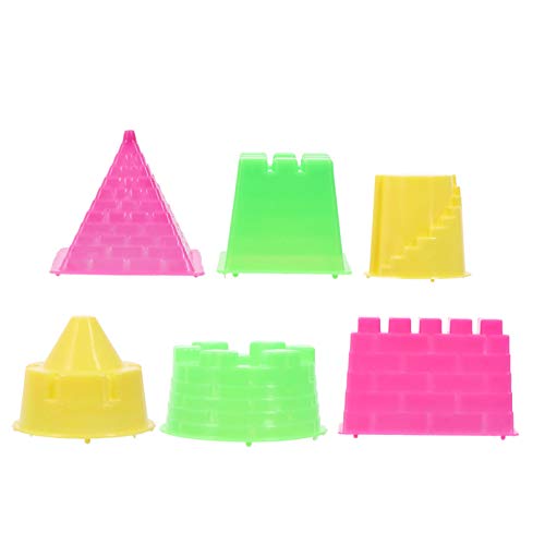 HONMEET 30St Kinderschloss Form Weltraumspielzeug Kinder spielset Sandspielzeug Kinderspielzeug Kinder entwicklung Sandburg Spielzeuge Schlossbau Schimmel Schloss Modell Spielzeug Plastik von HONMEET