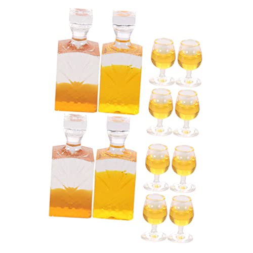 HONMEET 4 Sätze Teiliges Mini Weinflaschen aus Resin Realistische Miniatur Fläschchen mit Bunten Farben Dekorativ für Puppenhaus DIY Basteln Fotorequisiten und Miniaturküchen Handlich und HONMEET 4 Sätze Teiliges Mini Weinflaschen aus Resin Realistische Miniatur Fläschchen mit Bunten Farben Dekorativ für Puppenhaus DIY Basteln Fotorequisiten und Miniaturküchen Handlich und von HONMEET