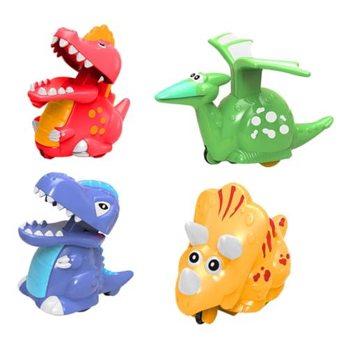 HONMEET 4 Stück Teiliges Dinosaurier Spielzeugauto für Kleinkinder Cartoonartige Farbenfrohe Rückziehautos Geeignet als für Jungen und Mädchen Fördert Spielerisch Motorik Zufällige Farbe HONMEET 4 Stück Teiliges Dinosaurier Spielzeugauto für Kleinkinder Cartoonartige Farbenfrohe Rückziehautos Geeignet als für Jungen und Mädchen Fördert Spielerisch Motorik Zufällige Farbe von HONMEET