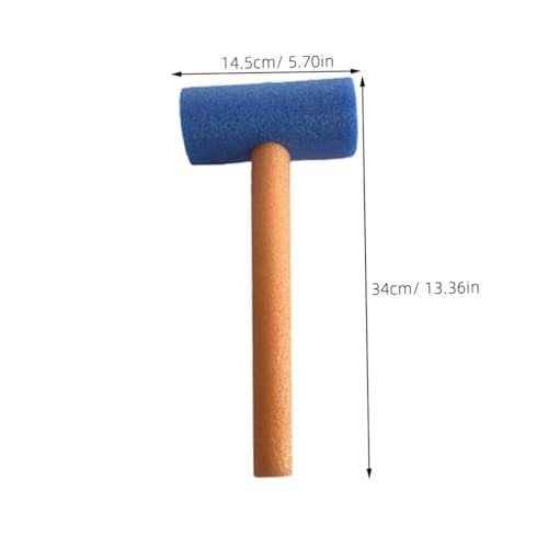 HONMEET 4 Stück Teiliges Leichter Schaumstoff Hammer Handliches Activity Prop für Eltern Junge Mädchen Spiele Outdoor aktivitäten Strand und Pool Fördert Feinmotorik und Zufällige Farbe HONMEET 4 Stück Teiliges Leichter Schaumstoff Hammer Handliches Activity Prop für Eltern Junge Mädchen Spiele Outdoor aktivitäten Strand und Pool Fördert Feinmotorik und Zufällige Farbe von HONMEET