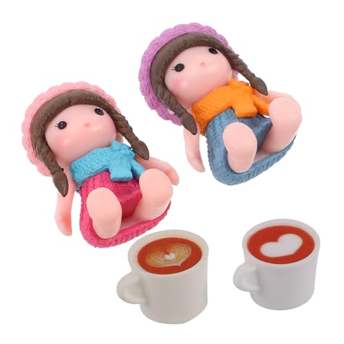 HONMEET 4 Stück Teiliges Miniatur Puppenhaus Kaffeetassen Realistische Mini Kaffeebecher für Puppenküche Detailgetreue Simulation für Puppenhaus Dekoration und Rollenspiele HONMEET 4 Stück Teiliges Miniatur Puppenhaus Kaffeetassen Realistische Mini Kaffeebecher für Puppenküche Detailgetreue Simulation für Puppenhaus Dekoration und Rollenspiele von HONMEET