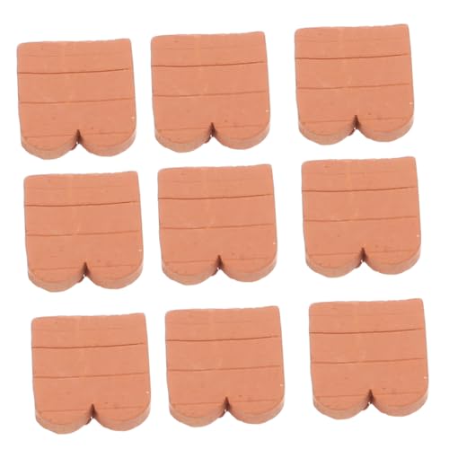 HONMEET 40 Stück Puppenhausfliesen Dekoration Landschaftszubehör Simulationsziegel Puppenhaus Baumaterial Mini Ziegel Miniatur Dachziegel Ziegel Kleine DIY Mini HONMEET 40 Stück Puppenhausfliesen Dekoration Landschaftszubehör Simulationsziegel Puppenhaus Baumaterial Mini Ziegel Miniatur Dachziegel Ziegel Kleine DIY Mini von HONMEET