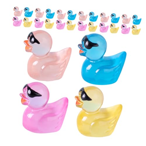 HONMEET 40st Mini-Enten Kleine Enten Mini-dekor Miniaturfiguren Miniaturdekoration Gartenminiatur Zubehör Für Mikrolandschaften Minifiguren Dekorieren Miniatur Schmücken Hase Tiere Harz von HONMEET