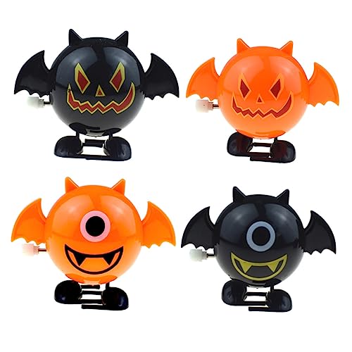 HONMEET 4pcs Halloween Wind -up -Spielzeug Cartoon Uhrwerk Wanderspielzeug Für Jungen Mädchen von HONMEET