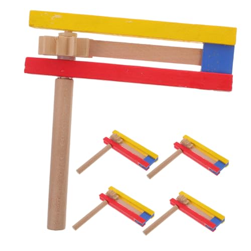 HONMEET 5 Stück Holz Ratsche Langlebiger Drehbarer Klangmacher aus Holz für Sportveranstaltungen Geburtstagsfeiern Familienfeste mit Klarem Hellem Vielseitiges Musikinstrument für Party HONMEET 5 Stück Holz Ratsche Langlebiger Drehbarer Klangmacher aus Holz für Sportveranstaltungen Geburtstagsfeiern Familienfeste mit Klarem Hellem Vielseitiges Musikinstrument für Party von HONMEET