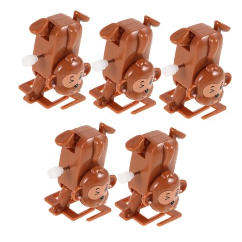 HONMEET 5 Stück Teiliges Wind Kleine Aufziehbare Affen Modelle Motorische Bunte Laufspielzeuge für Geburtstagsfeier Geschenke HONMEET 5 Stück Teiliges Wind Kleine Aufziehbare Affen Modelle Motorische Bunte Laufspielzeuge für Geburtstagsfeier Geschenke von HONMEET