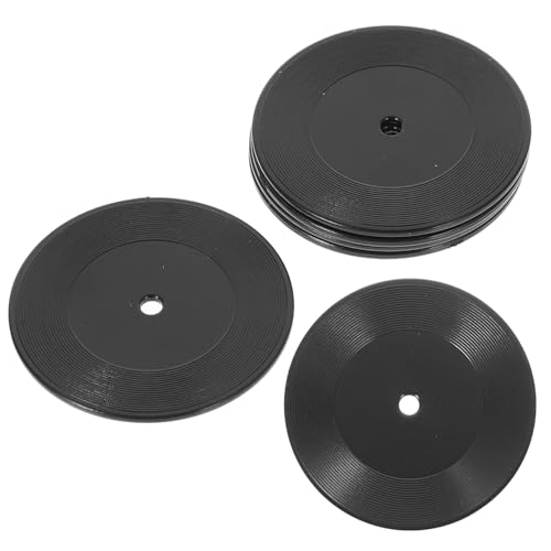 HONMEET 6er Set Miniature Plattenmodelle Dekorative Mini Schallplatten Für Puppenhäuser Interessante Miniaturspielzeuge Perfekte Ergänzung Für Miniatur Dekorationen von HONMEET