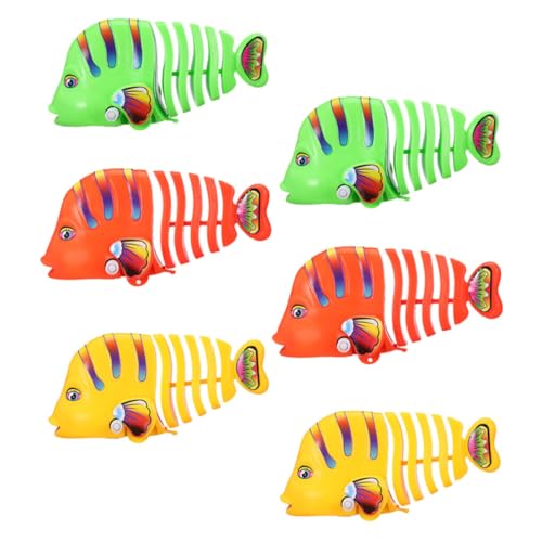 HONMEET 6 Stück Teiliges Aufziehbares Fischspielzeug Buntes Badewannenspielzeug Interaktives Cartoon Fördert Motorische Fähigkeiten und Sorgt für Badespaß HONMEET 6 Stück Teiliges Aufziehbares Fischspielzeug Buntes Badewannenspielzeug Interaktives Cartoon Fördert Motorische Fähigkeiten und Sorgt für Badespaß von HONMEET