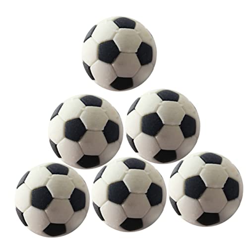 HONMEET 6er Set Mini Fußball Figuren Für Tischkicker Tischfußball Ornamente Puppen Dekorationen Ersatzspieler Für Tischfußballspiel von HONMEET