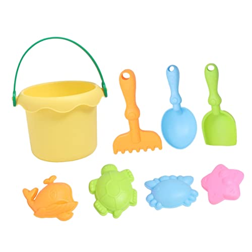 HONMEET 7 Teiliges Strandspielzeug Set Für Kinder Lustiges Kunststoff Sandspielzeug Pastellfarben Ideal Für Und Strandspiele Inklusive Praktischer Tasche Für Einfachen von HONMEET