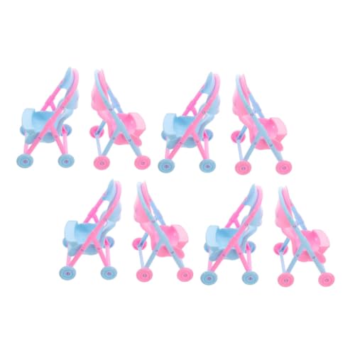 HONMEET 8 Stück Teiliges Mini Puppenwagen Realistische Babywagen Detailgetreue Tragbare Puppenhaus Zubehör für Kreatives Rollenspiel von Kindern HONMEET 8 Stück Teiliges Mini Puppenwagen Realistische Babywagen Detailgetreue Tragbare Puppenhaus Zubehör für Kreatives Rollenspiel von Kindern von HONMEET
