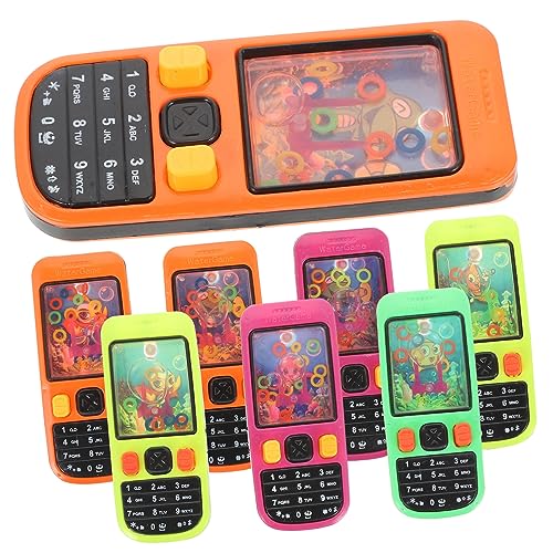 HONMEET 8St Spielzeug mit Wasserring klassisches Spielzeug Telefon-Wasserring-Spiel Handheld-Handy-Spiel Kinderspielzeug interaktives Spielzeug lustiger Ringwurf Handheld-Ringwurf Plastik von HONMEET