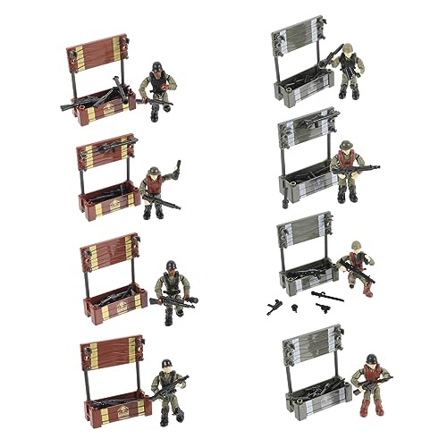 HONMEET 8st Soldatenfiguren Soldaten-actionfiguren Sandtisch Menschen Modell Spielzeugsoldaten Spielset Mini-Soldaten-Figuren Spielzeug Für Soldaten Modell Einer Soldatenfigur Plastik von HONMEET