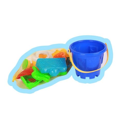 HONMEET 9 Teiliges Strand Set Mit Eimer Und Kreativen Sandformen Mehrfarbig Sandspielzeug Für Kinder Mit Cartoon Motiven Ideal Für Strand Pool Und Sandkasten Zufällige Farben von HONMEET