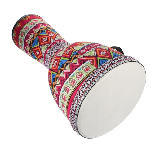 HONMEET Afrikanische Handtrommel Leichtes Percussion Instrument mit Handbemaltem Muster Strapazierfähige Anfänger Trommel für Musikliebhaber und Kompakt zum Einfachen Transportieren HONMEET Afrikanische Handtrommel Leichtes Percussion Instrument mit Handbemaltem Muster Strapazierfähige Anfänger Trommel für Musikliebhaber und Kompakt zum Einfachen Transportieren von HONMEET