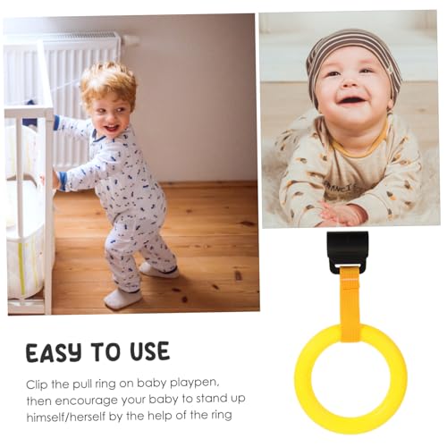 HONMEET Babybett Lernring Pull Ring zum Aufstehen und Laufen Lernen Leicht Sicher Kinderleicht zu Montieren als Laufhilfe und Zubehör für Junge Mädchen und Kleinkinder HONMEET Babybett Lernring Pull Ring zum Aufstehen und Laufen Lernen Leicht Sicher Kinderleicht zu Montieren als Laufhilfe und Zubehör für Junge Mädchen und Kleinkinder von HONMEET