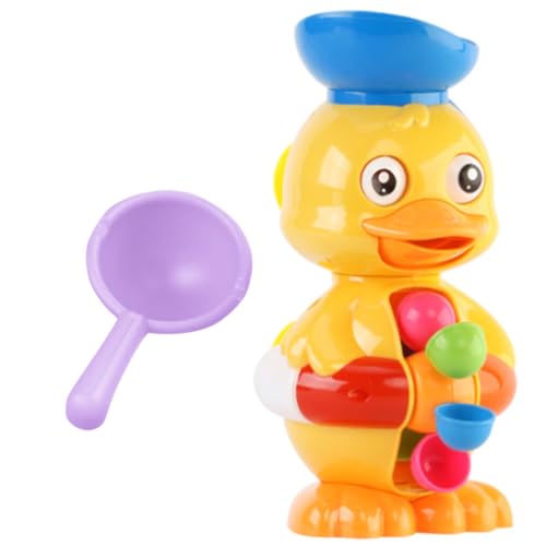 HONMEET Badespielzeug mit Niedlicher Cartoon Ente und Drehbarem Wasserrad Schwimmendes Wasserspielzeug für Dusche und Badewanne frei Farbenfrohes Spritzspielzeug für Kleinkinder HONMEET Badespielzeug mit Niedlicher Cartoon Ente und Drehbarem Wasserrad Schwimmendes Wasserspielzeug für Dusche und Badewanne frei Farbenfrohes Spritzspielzeug für Kleinkinder von HONMEET