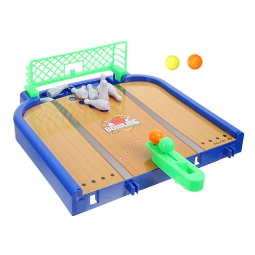 HONMEET Bowlingkugel Spielzeug Desktop-ballspiel Miniatur-sportspielzeug Mini-Tisch-bowlingspiel Miniatur-bowlingspiel Finger-Bowling-Spiel Sport-Desktop-Spielzeug Kinder Spielset Plastik von HONMEET