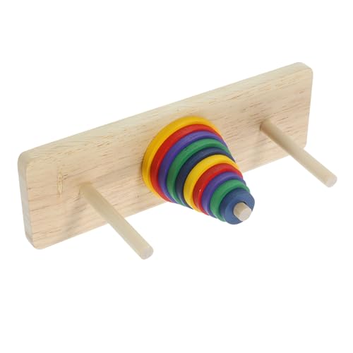 HONMEET Buntes Holzpuzzle Turm von Hanoi Intelligentes Denkspiel für Erwachsene und Ab Jahren Kreatives Brettspiel mit Glatter Oberfläche Sicher und Entspannend HONMEET Buntes Holzpuzzle Turm von Hanoi Intelligentes Denkspiel für Erwachsene und Ab Jahren Kreatives Brettspiel mit Glatter Oberfläche Sicher und Entspannend von HONMEET