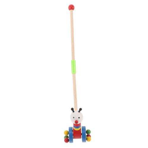 HONMEET Cartoon Tier Walker Spielzeug Holz Kleinkind Push Walker Mit Rollenden Rädern Baby Push Und Pull Spielzeug Zum Lernen Push Spielzeug Für Kleinkinder Kleinkind Laufspielzeug von HONMEET