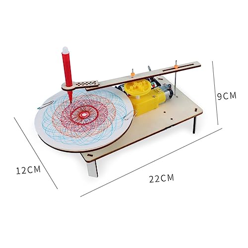 HONMEET DIY Zusammengebaute Elektrische Plotter Kordelzug Modellbausatz Wissenschaftliche Physik Experimente Puzzle Kinder Früherziehung Spielzeug Ohne Batterie von HONMEET