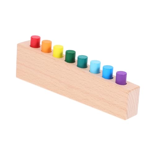 HONMEET Einfügen Von Spielzeug Kauspielzeug Kleinkind Spielzeug Holzspielzeug Babyspielzeug Puzzlebuch Rätsel Spielzeug Für Kleinkinder Puzzlematte Holzpuzzles Hölzern von HONMEET