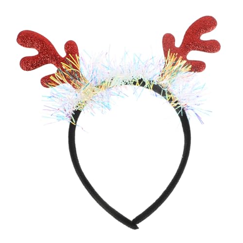 HONMEET Einzigartiges Weihnachts-Hirsch-Stirnband Elchgeweih-Haarspange für Frauen Urlaubs-Rentiergeweih-Stirnband Accessoire für Teenager-Mädchen Weihnachts-Haarnadel festliches Kostüm-Haarband von HONMEET