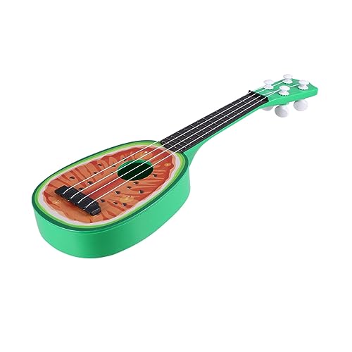 HONMEET Gitarre Für Kinder Kindergitarre Akustisch Kinder Gitarrenspielzeug Kleine Gitarre Kinder-Ukulele Mini-Obst-Instrumente-Spielzeug Musikspielzeug Für Babys Obst Gitarre Rot von HONMEET