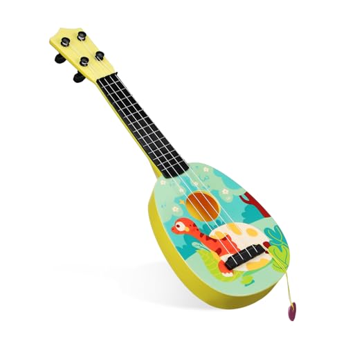 HONMEET Gitarren-Ukulele Für Kinder Gitarrenkinder Kleinkind Gitarre Kinder-Ukulele Minigitarre Für Kinder Gitarre Für Kleinkinder Kinder Gitarre Ukulele Gitarre Für Kinder Plastik von HONMEET