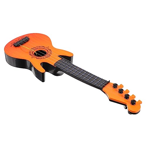 HONMEET Gitarrenmodell Musikinstrument Für Kinder Kleine Gitarre Kinderinstrumente Musikalisches Entwicklungsspielzeug Ukulele Für Anfänger Mini-Ukulele-Spielzeug Mini-Gitarre Plastik von HONMEET