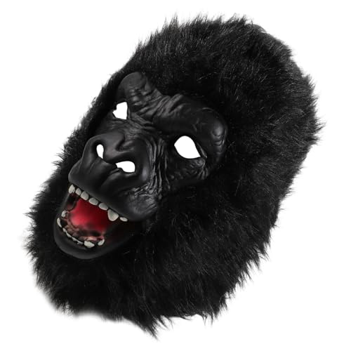 HONMEET Gorilla Partymaske Kostümzubehör Kleidung Kopfmaske Sich für Partyzubehör Maske Draußen Maske Anzug Cosplay Verkleiden Affenkopfmaske Affen Halloween Gruselige von HONMEET