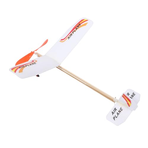 HONMEET Gummiband Angetriebenes Flugzeug Modell DIY Bausatz für Jungen Kleines Luftfahrzeug Innen Außen Verwendung Rotes Flugmodell Handmontage Lernspielzeug HONMEET Gummiband Angetriebenes Flugzeug Modell DIY Bausatz für Jungen Kleines Luftfahrzeug Innen Außen Verwendung Rotes Flugmodell Handmontage Lernspielzeug von HONMEET