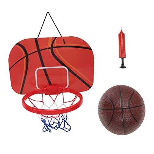 HONMEET Hängendes Basketball Set Mit Mini Basketball Für Tür Schlafzimmer Home Office Indoor Spielzeug Für Kinder Und Erwachsene Kompaktes Basketballkorb Set von HONMEET