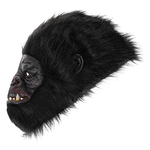 HONMEET Halloween Gorilla Kopfmaske Für Gruselige Verkleidungen Tierkopfbedeckung Für Partys Kostüme Und Deko Ideal Für Halloween Und Themenpartys Unisex Aus Strapazierfähigem von HONMEET