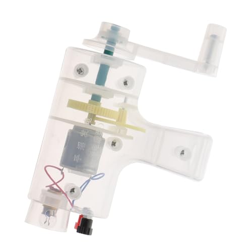 HONMEET Handkurbel Generator Tragbarer Stromerzeuger für Elektrische Experimente Wissenschaftliches Lernkit Leicht und Kompakt für Physikunterricht und DIY Projekte HONMEET Handkurbel Generator Tragbarer Stromerzeuger für Elektrische Experimente Wissenschaftliches Lernkit Leicht und Kompakt für Physikunterricht und DIY Projekte von HONMEET