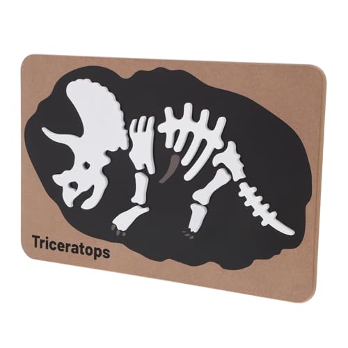 HONMEET Holz Dinosaurier fossil Puzzle Montessori Lernspielzeug Jahre Holzpuzzle Kognitives Skelettspielzeug Kreatives Bildungsset für Kleinkinder HONMEET Holz Dinosaurier fossil Puzzle Montessori Lernspielzeug Jahre Holzpuzzle Kognitives Skelettspielzeug Kreatives Bildungsset für Kleinkinder von HONMEET