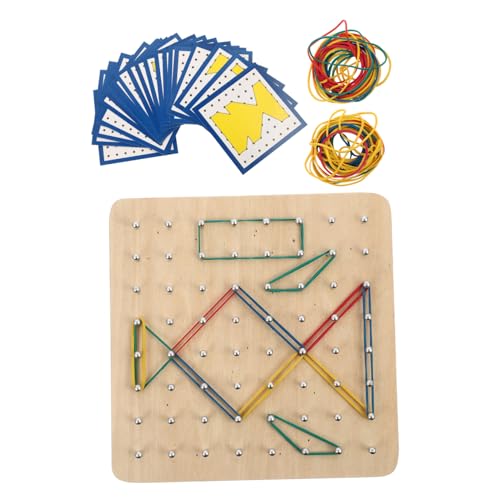 HONMEET Holz Geoboard Nagelbrett Lernspielzeug Pädagogisches Montessori Pegboard für Fördert Form Farbenerkennung Geduld Hand Auge koordination HONMEET Holz Geoboard Nagelbrett Lernspielzeug Pädagogisches Montessori Pegboard für Fördert Form Farbenerkennung Geduld Hand Auge koordination von HONMEET