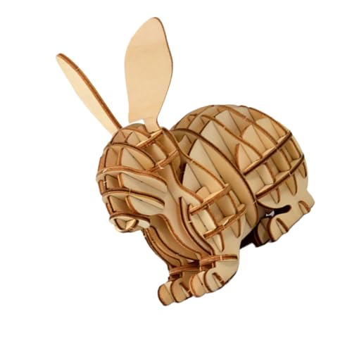 HONMEET Holz Kaninchen Puzzle Holzpuzzle für Handgefertigt Glatt Poliert Sicher Kreatives Lernspielzeug Geschenk für Ostern und Geburtstag Hand Auge koordination und Feinmotorik HONMEET Holz Kaninchen Puzzle Holzpuzzle für Handgefertigt Glatt Poliert Sicher Kreatives Lernspielzeug Geschenk für Ostern und Geburtstag Hand Auge koordination und Feinmotorik von HONMEET